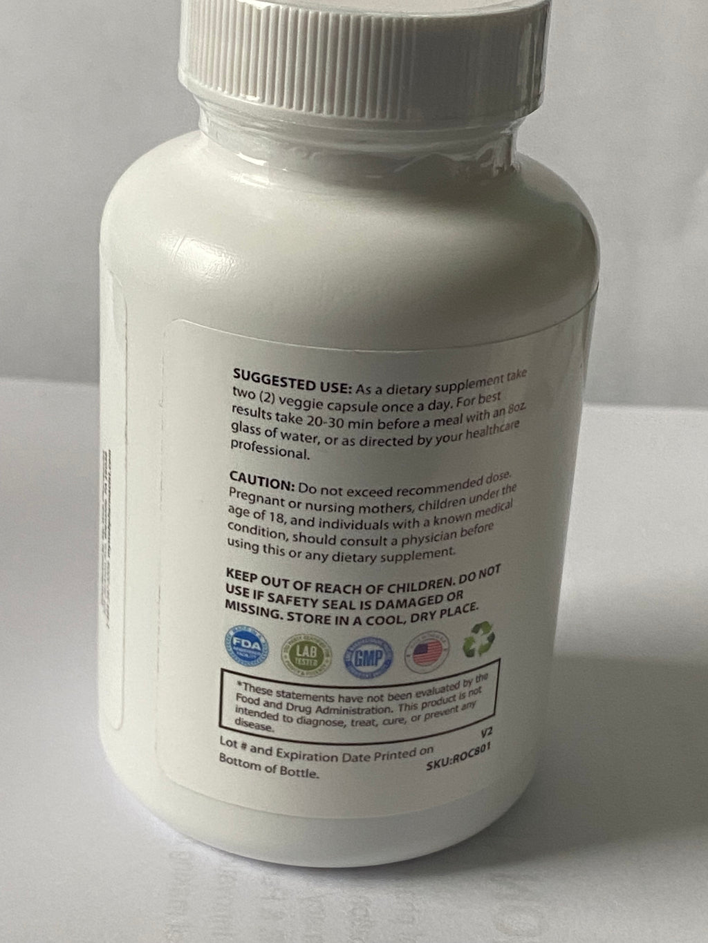 Anxiety Support Veggie Capsules containing Vitamins and Herbal Remedies.