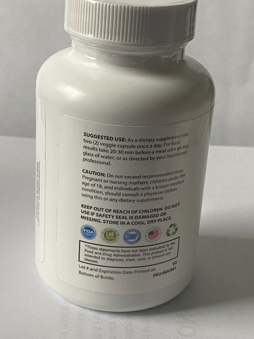 Anxiety Support Veggie Capsules containing Vitamins and Herbal Remedies.